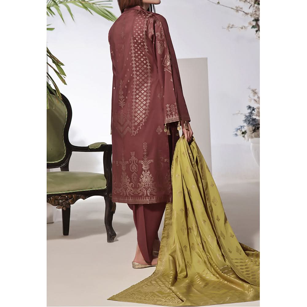 VS-JACQAURD Cambric Printed Unstitched 3pcs Suit - 2302-B, Women, 3Pcs Shalwar Suit, VS Textile, Chase Value