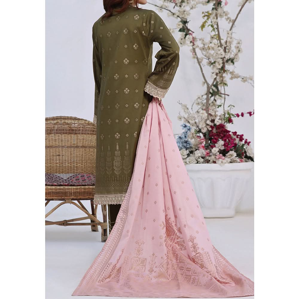 VS-JACQAURD Cambric Printed Unstitched 3pcs Suit - 2305-B, Women, 3Pcs Shalwar Suit, VS Textile, Chase Value