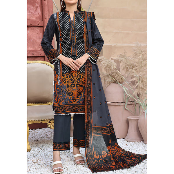 Vs Ayesha Alishba Printed Lawn Suit Unstitched 3Pcs - 230