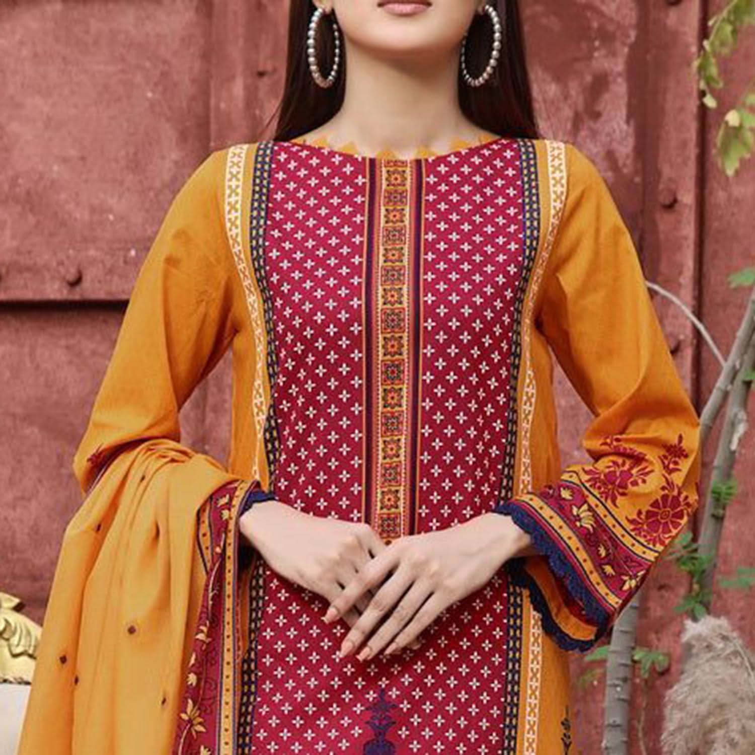 VS-AYESHA ALISHBA Cambric Printed Unstitched 3pcs Suit - 231, Women, 3Pcs Shalwar Suit, VS Textile, Chase Value