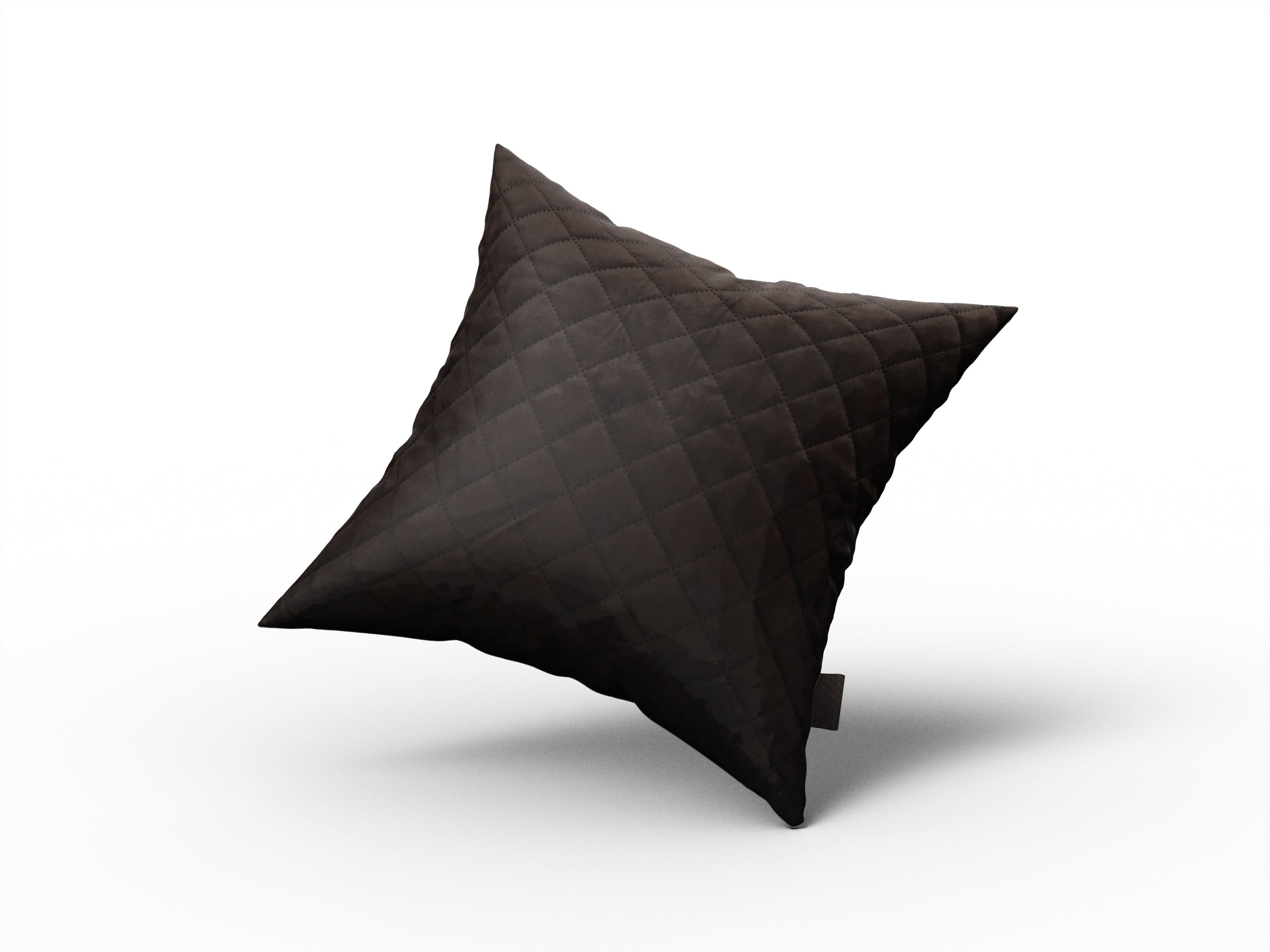 Velvet Cushion 2pcs Set - Brown, Cushion Cover, Chase Value, Chase Value