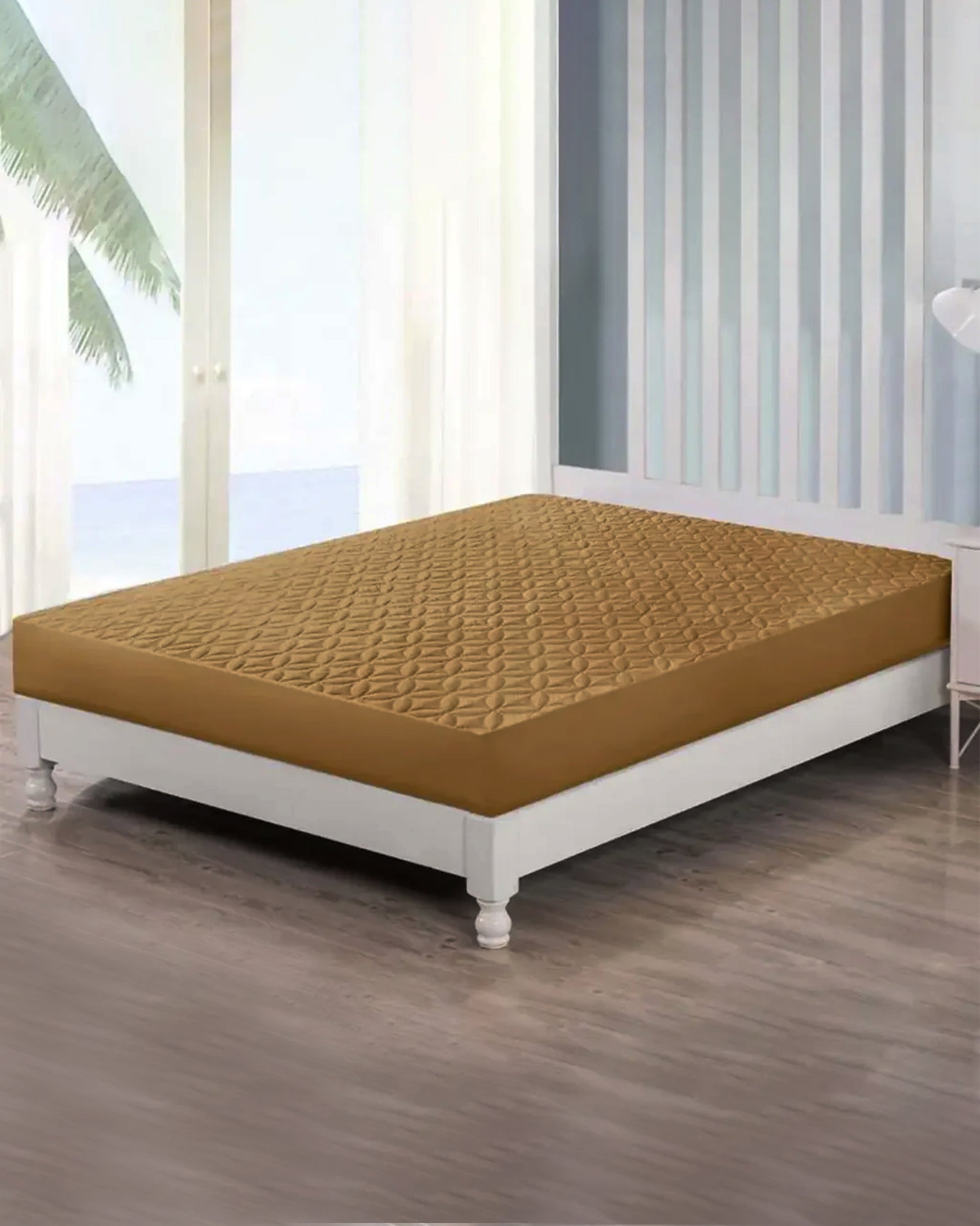 King Quilted Cotton Waterproof Mattress Protector 72x78, Mattress Protector, Chase Value, Chase Value