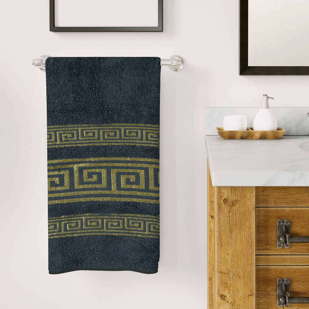 Bath Towel Greek Border, Bath Towels, Chase Value, Chase Value