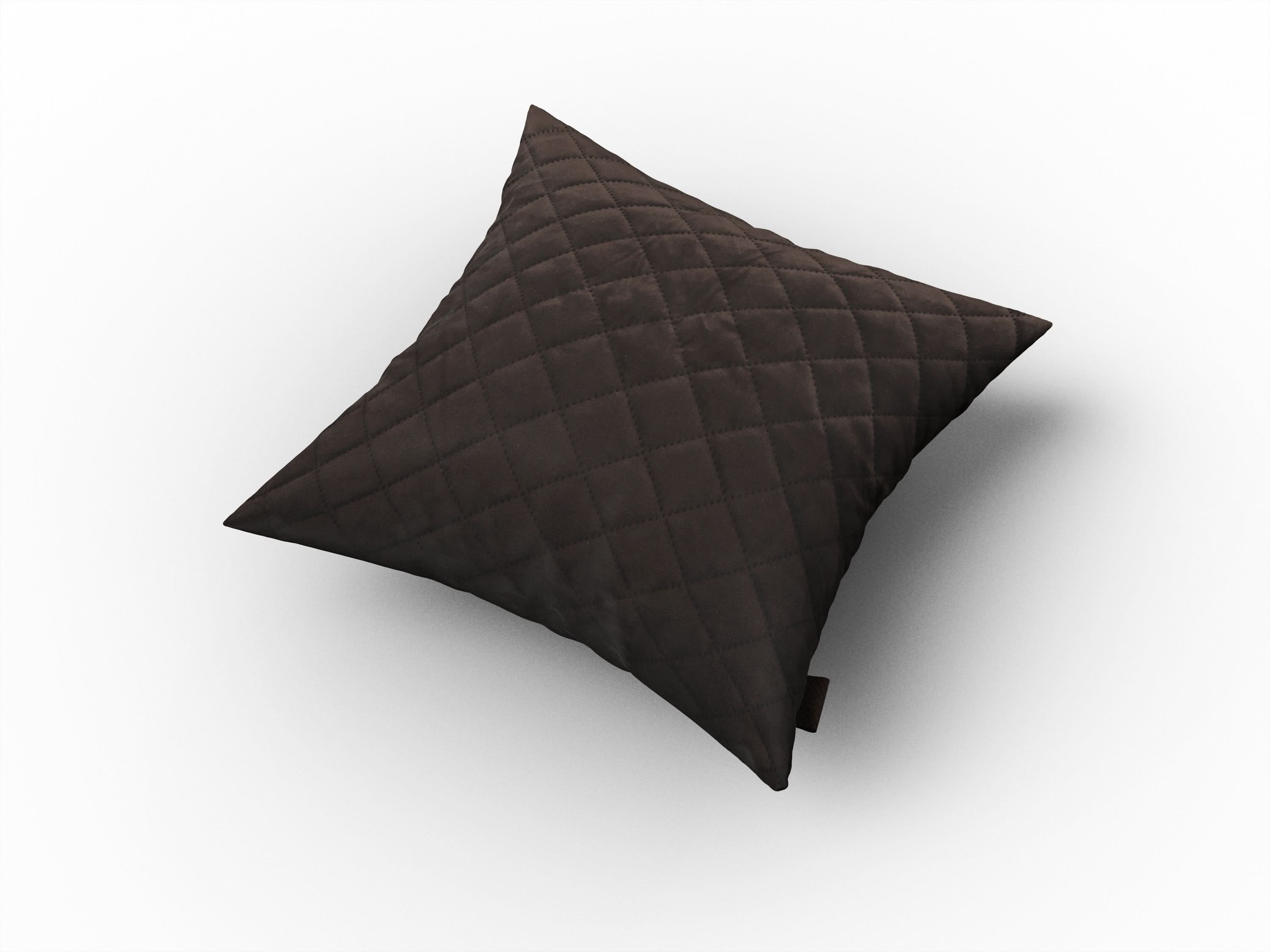 Velvet Cushion 2pcs Set - Brown, Cushion Cover, Chase Value, Chase Value