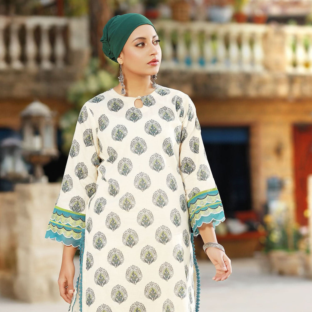 Eminent Printed Doriya Lawn Unstitched 2Pcs Suit - 27, Women, 2Pcs Shalwar Suit, Eminent, Chase Value