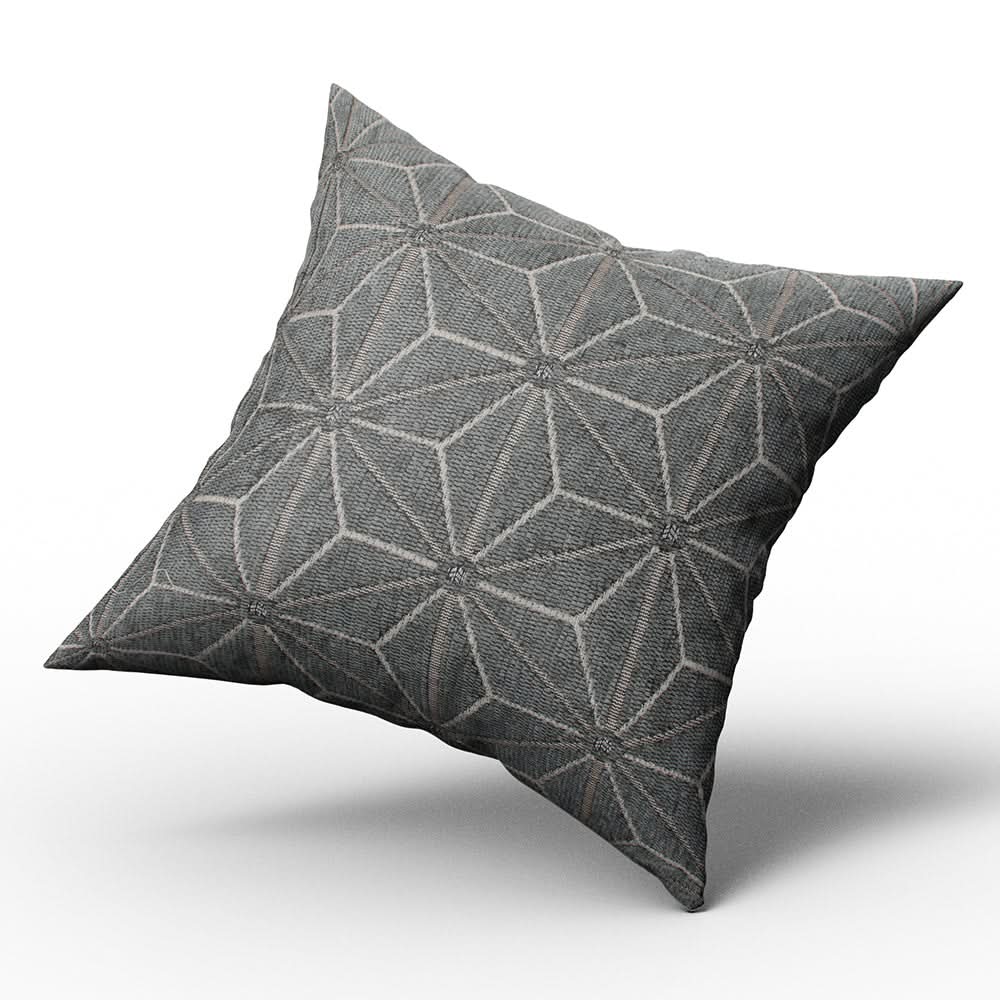 Jacquard Cushion - Grey, Cushions & Pillows, Chase Value, Chase Value