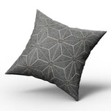 Jacquard Cushion - Grey, Cushions & Pillows, Chase Value, Chase Value