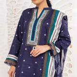 VS Daman Cambric Printed Unstitched 3Pcs Suit V-1, Women, 3Pcs Shalwar Suit, VS Textiles, Chase Value