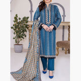 VS Daman Cambric Printed Unstitched 3Pcs Suit V-1, Women, 3Pcs Shalwar Suit, VS Textiles, Chase Value