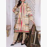 VS Daman Cambric Printed Unstitched 3Pcs Suit V-1, Women, 3Pcs Shalwar Suit, VS Textiles, Chase Value