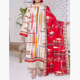 VS Daman Cambric Printed Unstitched 3Pcs Suit V-1, Women, 3Pcs Shalwar Suit, VS Textiles, Chase Value