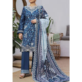 VS-ANMOL Cottel Printed Emboridered Unstitched 3pcs Suit With Emboridered Dupatta - 259, Women, 3Pcs Shalwar Suit, VS Textile, Chase Value