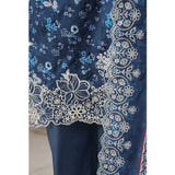 VS-ANMOL Cottel Printed Emboridered Unstitched 3pcs Suit With Emboridered Dupatta - 259, Women, 3Pcs Shalwar Suit, VS Textile, Chase Value