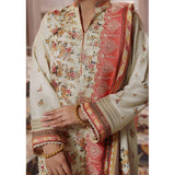 VS-ANMOL Cottle Printed Embroidered Unstitched 3pcs Suit With Embroidered Dupatta - 251, Women, 3Pcs Shalwar Suit, VS Textile, Chase Value