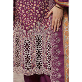 VS-ANMOL Cottel Printed Emboridered Unstitched 3pcs Suit With Emboridered Dupatta - 255, Women, 3Pcs Shalwar Suit, VS Textile, Chase Value