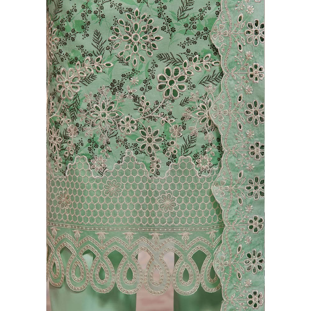 VS-ANMOL Cottle Printed Embroidered Unstitched 3pcs Suit With Embroidered Dupatta - 252, Women, 3Pcs Shalwar Suit, VS Textile, Chase Value