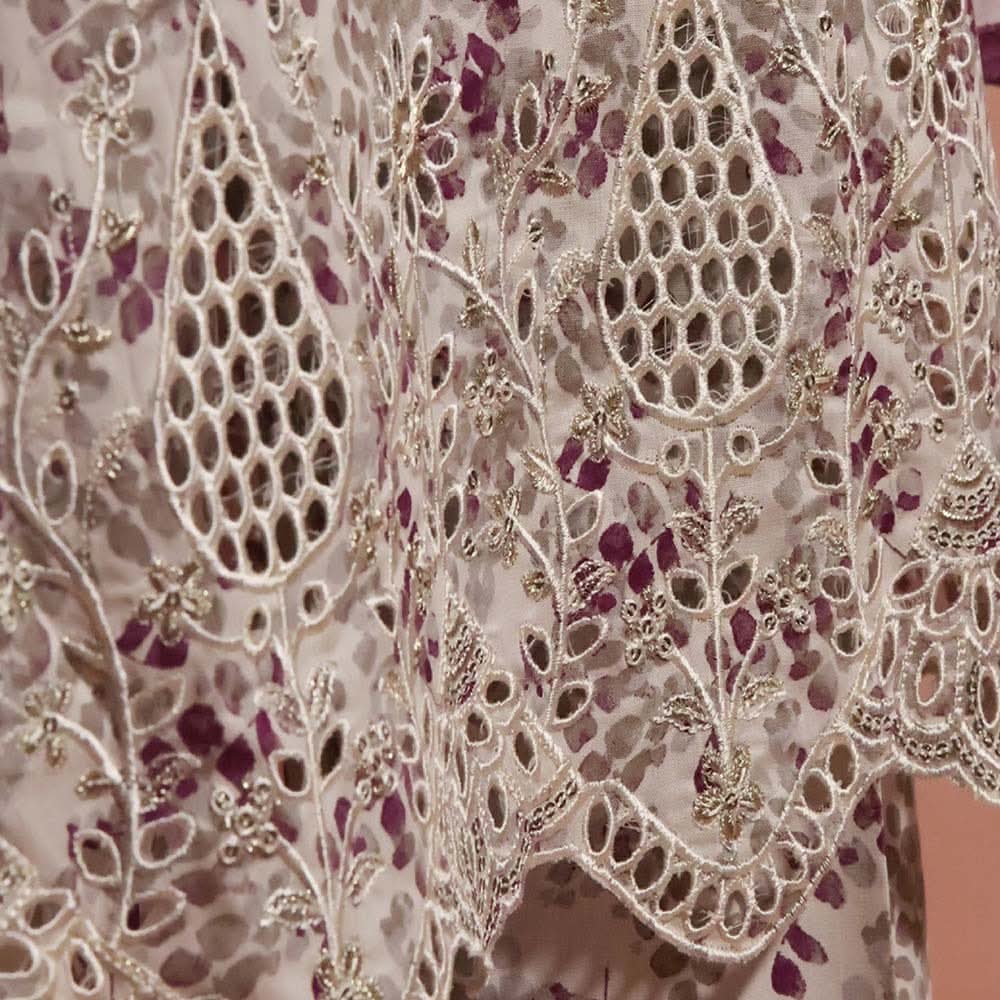 Aiza & Momina Digital Printed Chikankari Embroidered Unstitched 3Pcs Suit - 26, Women, 3Pcs Shalwar Suit, VS Textile, Chase Value