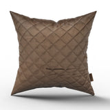 Velvet Cushion 2pcs Set - Brown, Cushion Cover, Chase Value, Chase Value