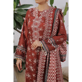 VS-ANMOL Cottel Printed Emboridered Unstitched 3pcs Suit With Emboridered Dupatta - 254, Women, 3Pcs Shalwar Suit, VS Textile, Chase Value