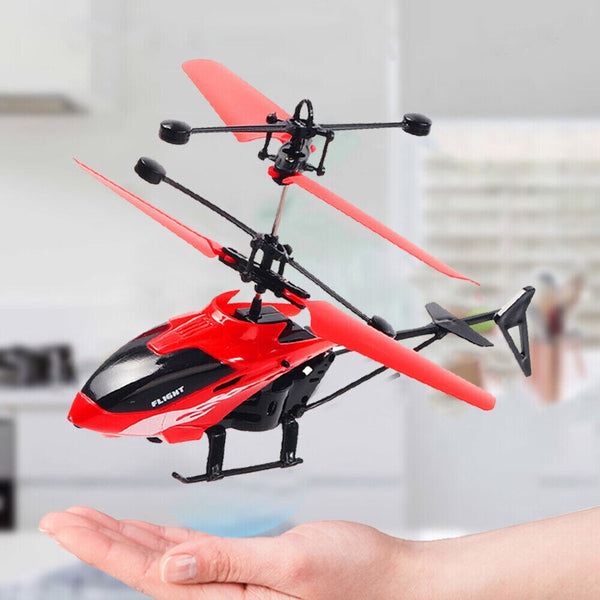 Remote Control Flying Helicopter With motion sensor - Red