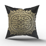 Velvet Stripes Cushion - Black, Cushions & Pillows, Chase Value, Chase Value