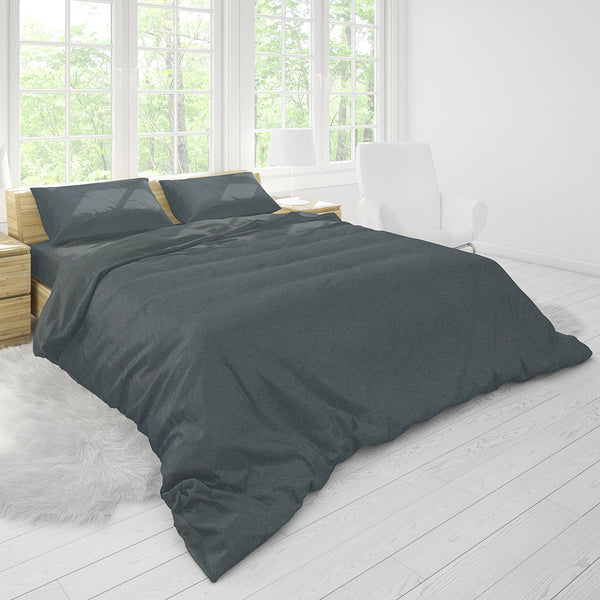 Eminent King Size Cotton Bedsheet - Dark Green