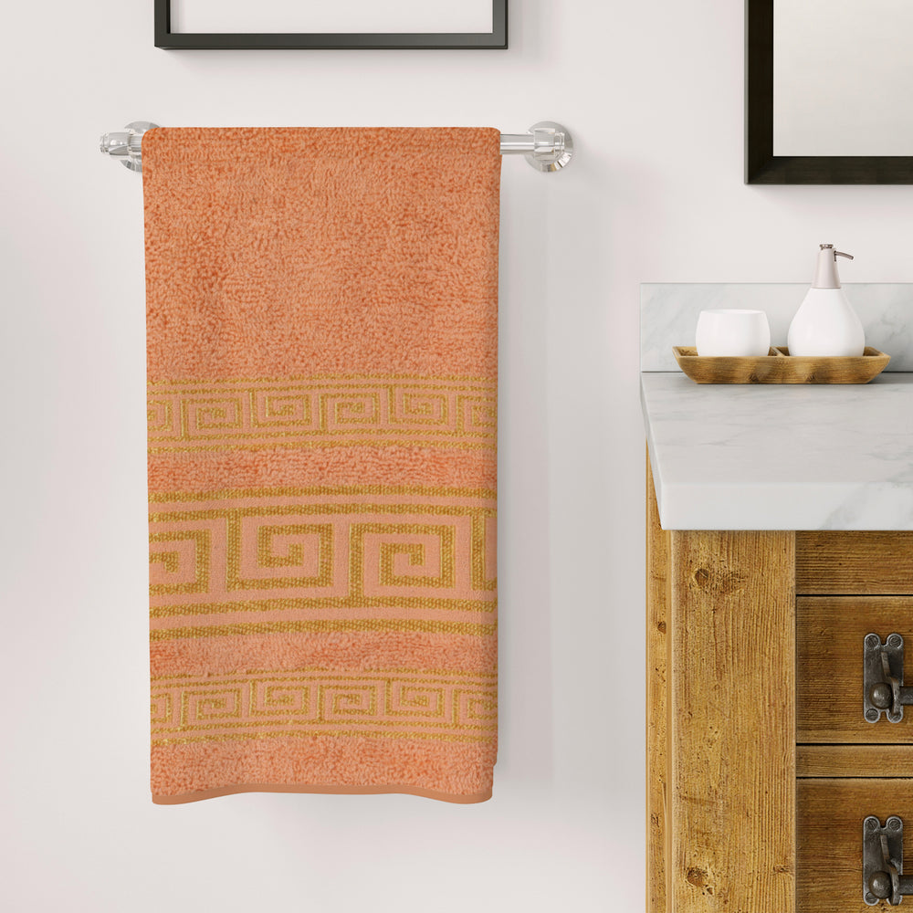Bath Towel Greek Border, Bath Towels, Chase Value, Chase Value