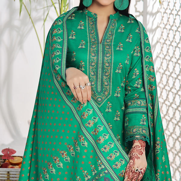 VS Daman Printed Lawn Suit Unstitched 3Pcs V-2 - 913 - B, Women, 3Pcs Shalwar Suit, VS Textile, Chase Value