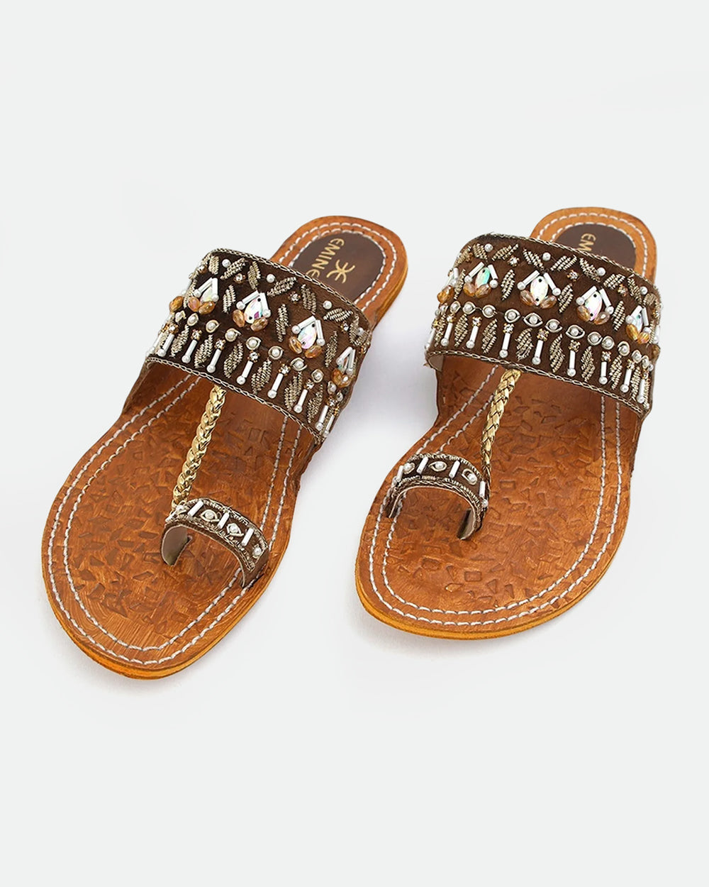 Eminent Women's Leather Kolhapuri Slipper, Women Slippers, Eminent, Chase Value