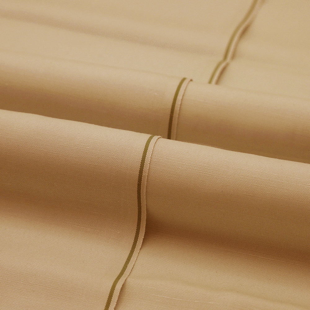 Men's Shabbir Gold Plain Wash & Wear Suit Fabric
