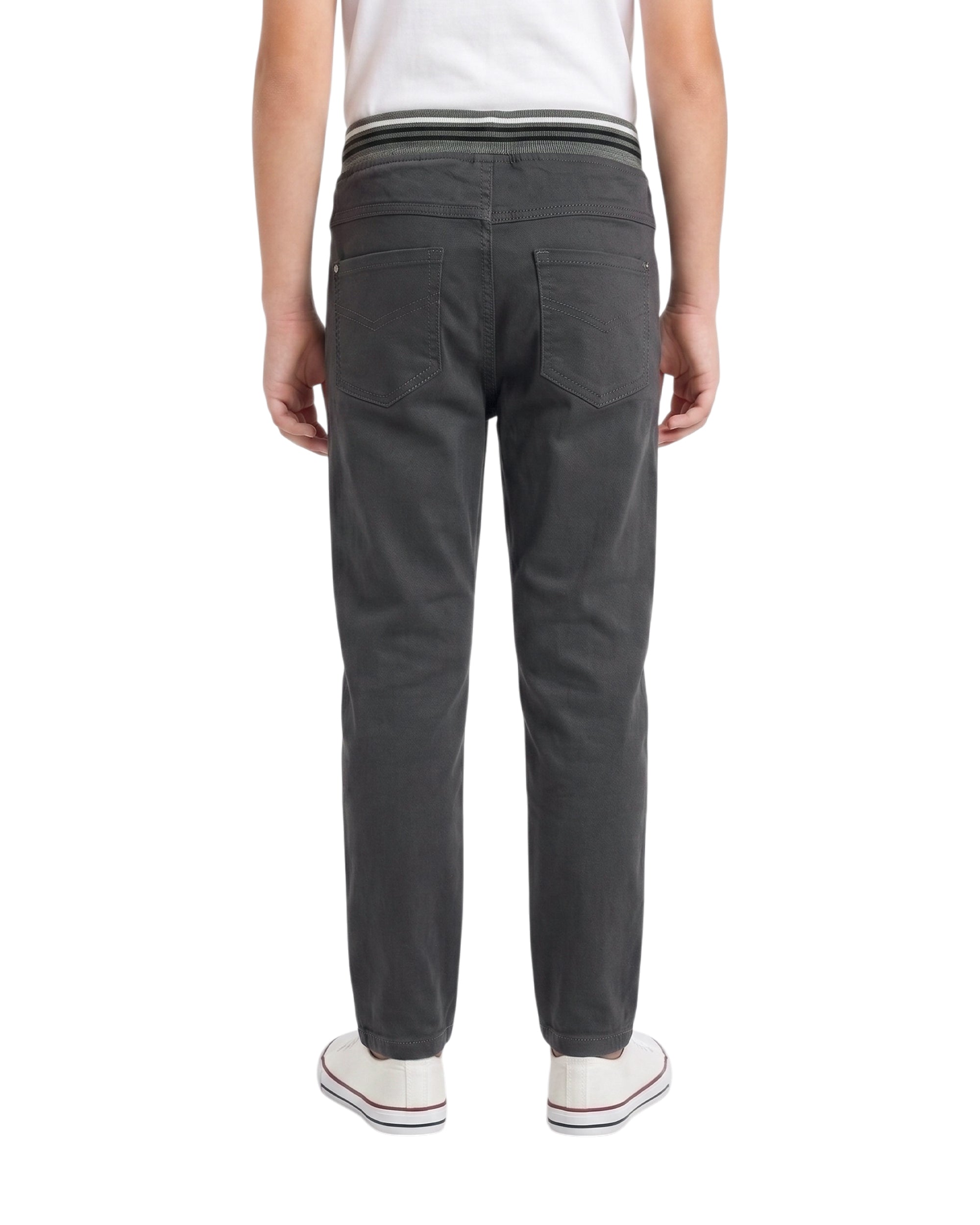 Boys Denim Rib Pants