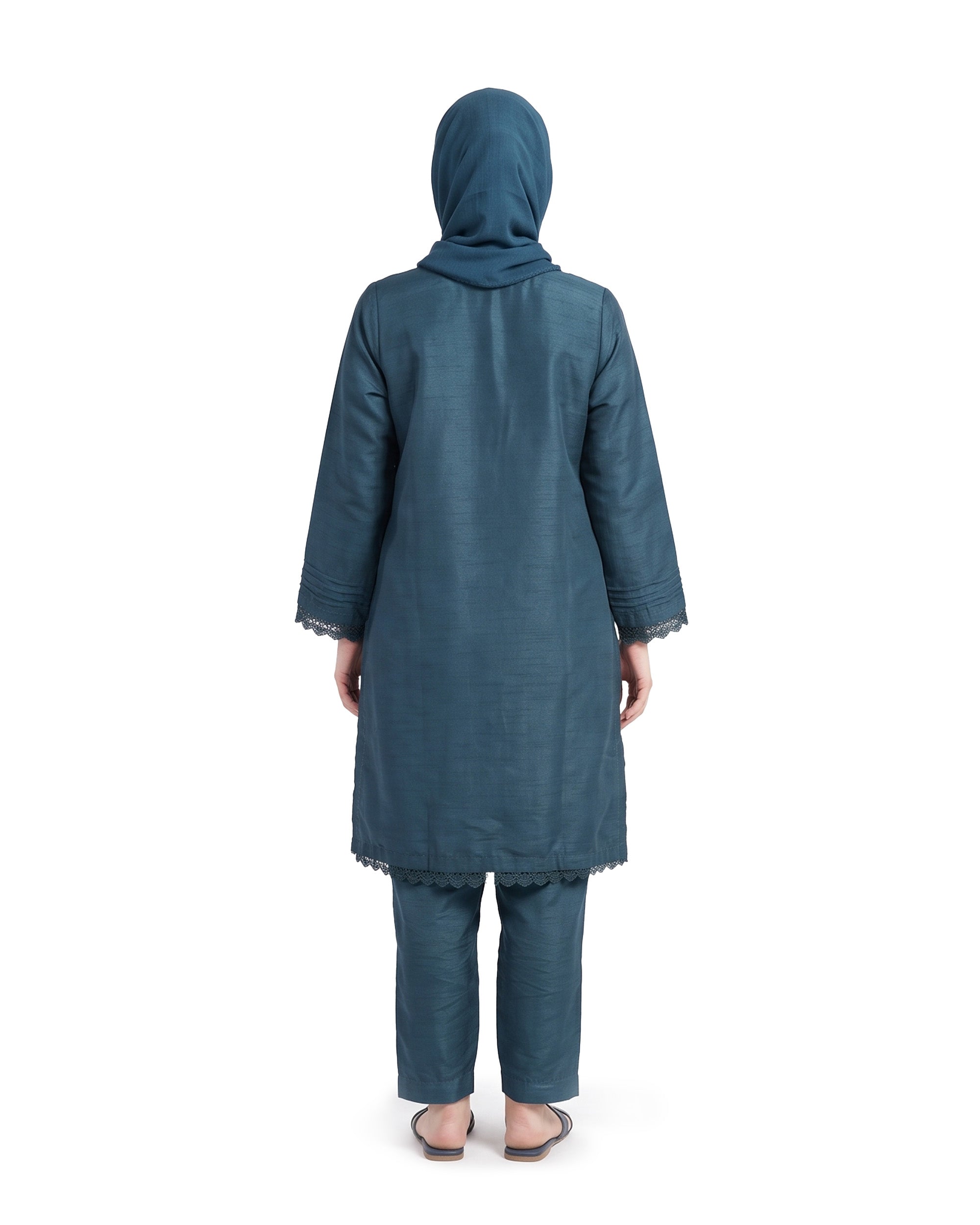 Valuables Women's Raw Silk Suit - 2 Pc