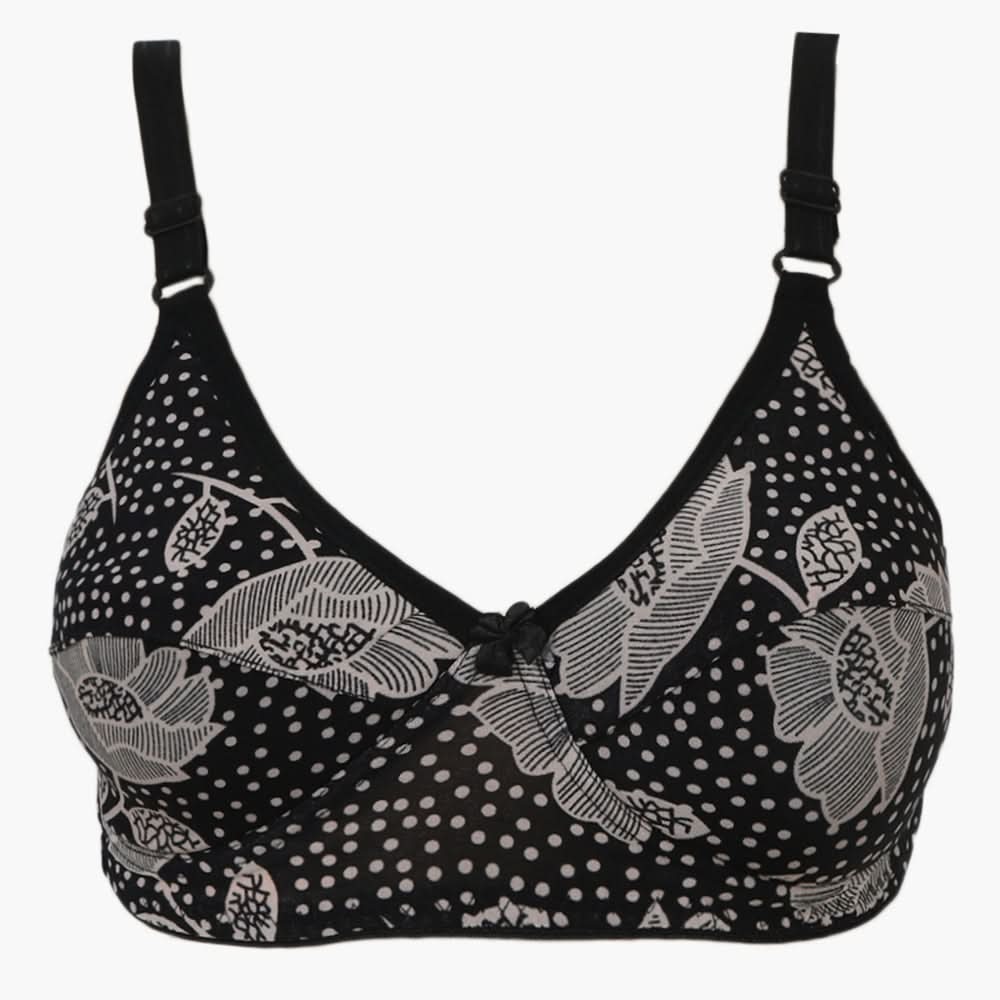 Women's Printed Foam Bra - Peach, Women Bras, Chase Value, Chase Value