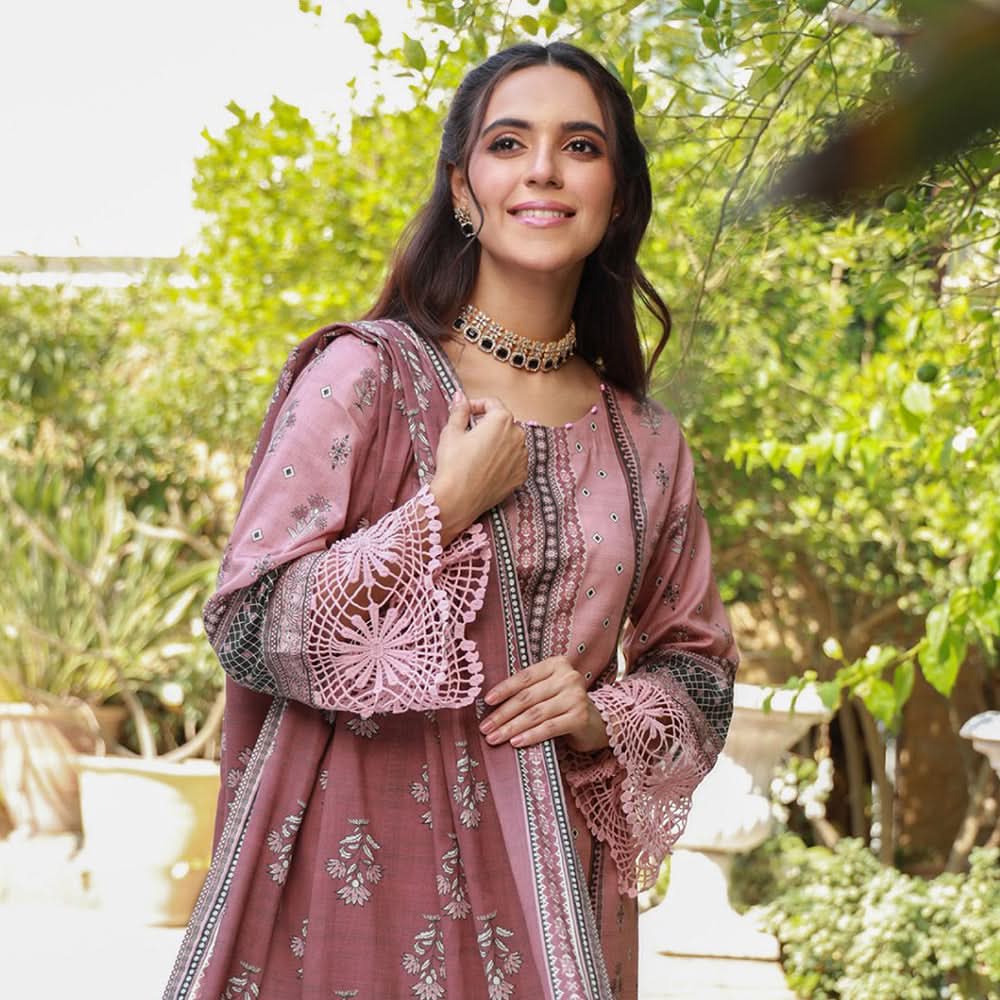 Schick Dr Print Lawn Unstitched 3Pcs Suit - 2, Women, 3Pcs Shalwar Suit, Mi Creation, Chase Value