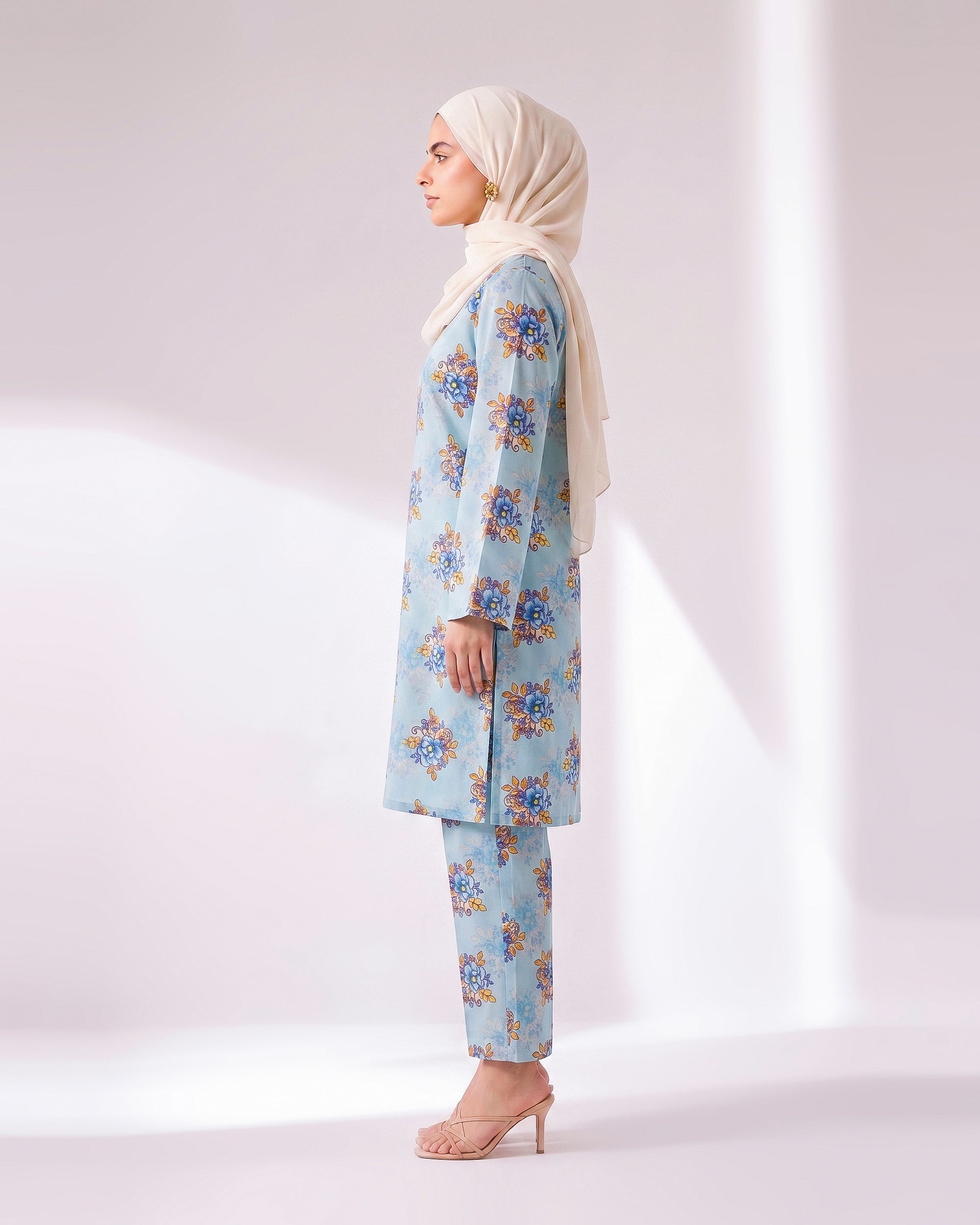 Valuables Women's Printed Unstitched 2 PC Suit