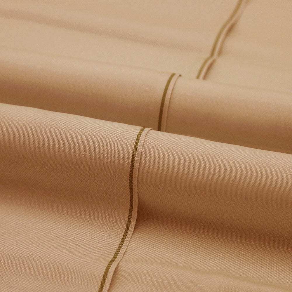 Men's Shabbir Gold Plain Wash & Wear Suit Fabric