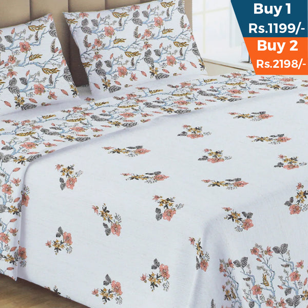 Printed Double Bed Sheet - AA12
