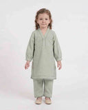 Eminent Girls' Essentials Embroidered 2Pc Suit