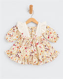 Eminent Newborn Girls Casual Printed Frock