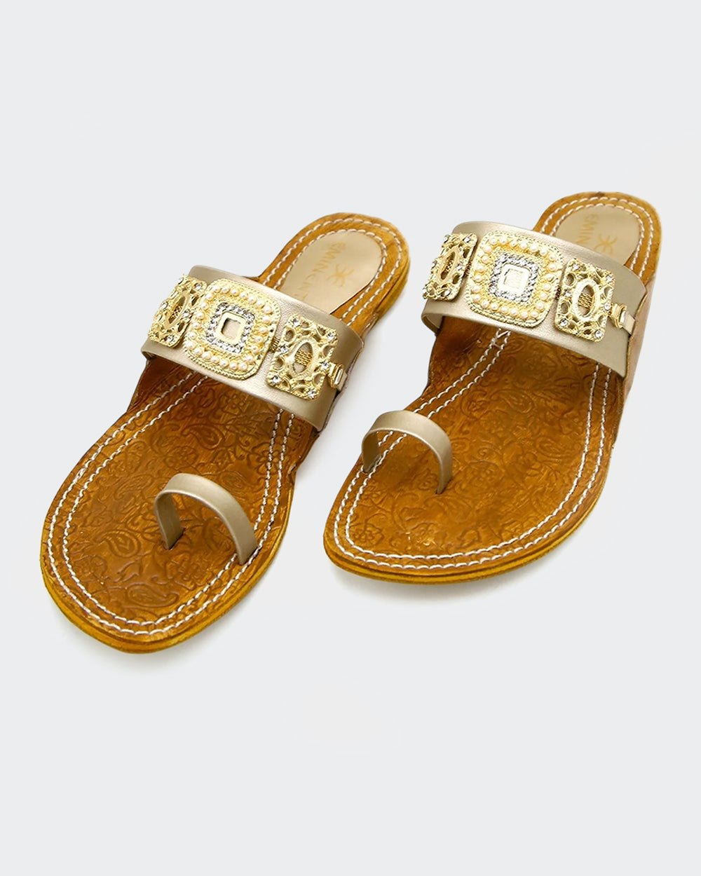 Eminent Women's Leather Kolhapuri, Women Slippers, Eminent, Chase Value
