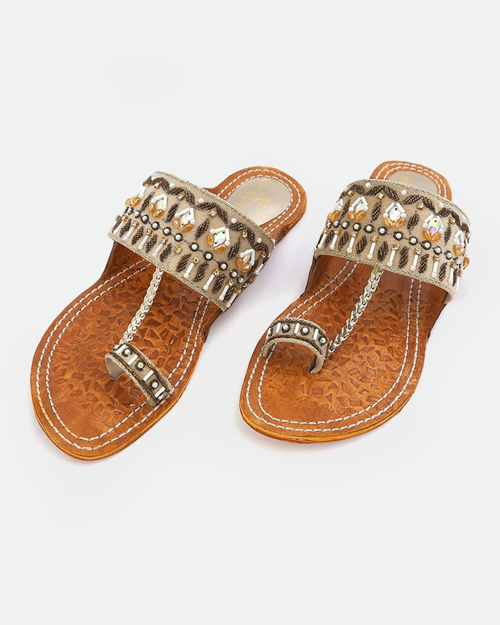 Eminent Women's Leather Kolhapuri Slipper, Women Slippers, Eminent, Chase Value