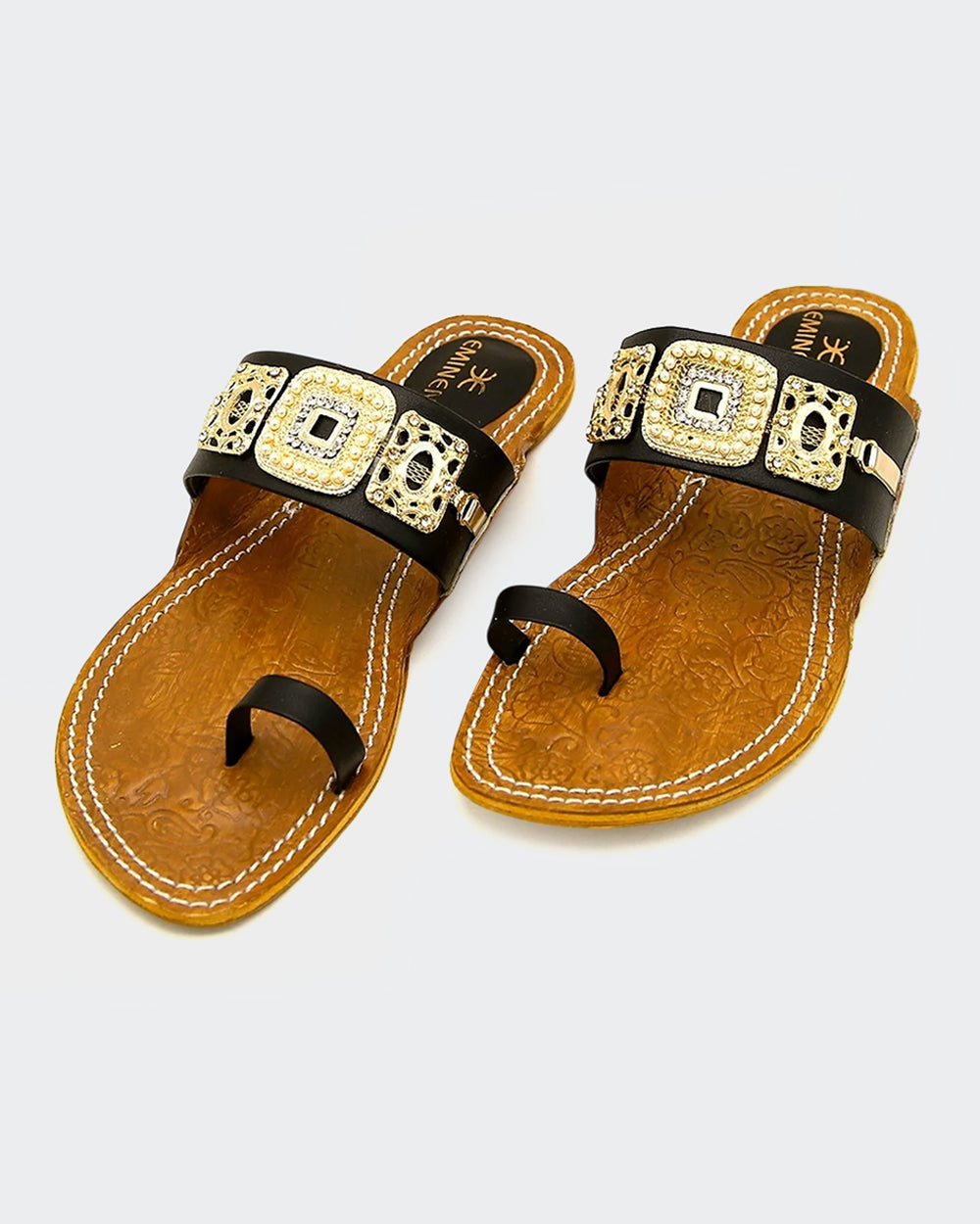 Eminent Women's Leather Kolhapuri, Women Slippers, Eminent, Chase Value