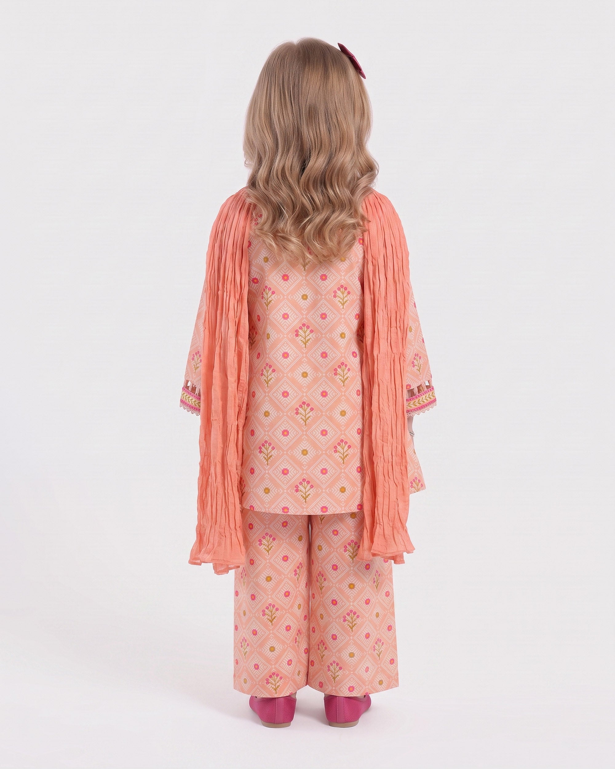 Eminent Girls' Essential Printed 3 Pc Suit