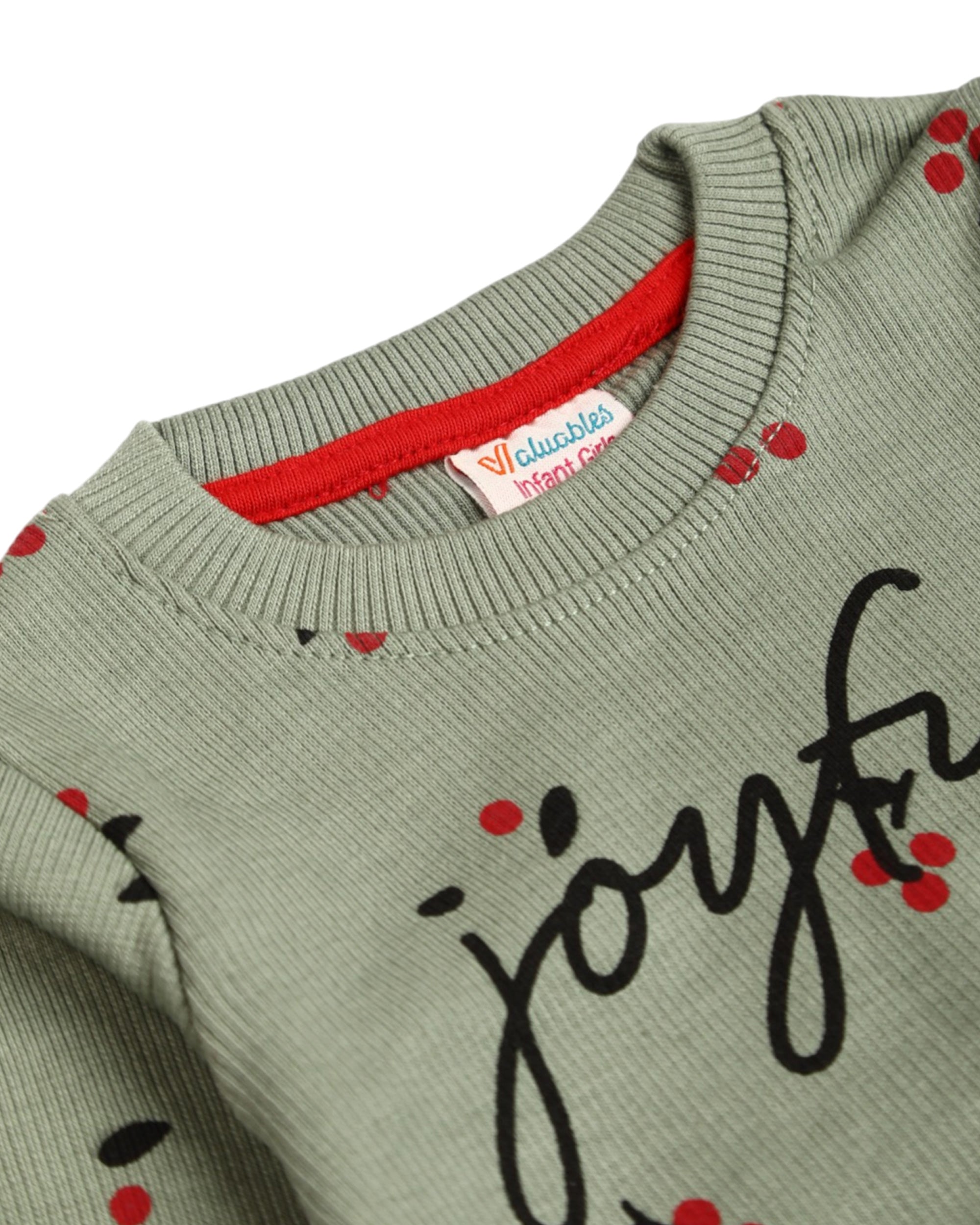 Valuables Newborn Girls Full Sleeves T-Shirt