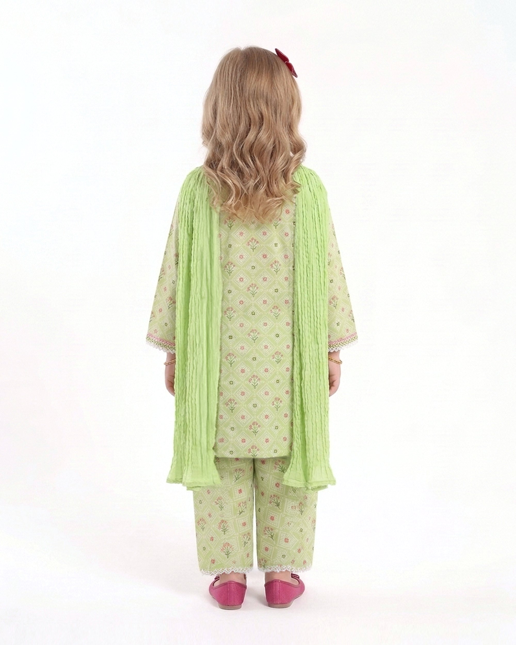 Eminent Girls' Essential Printed 3Pc Suit