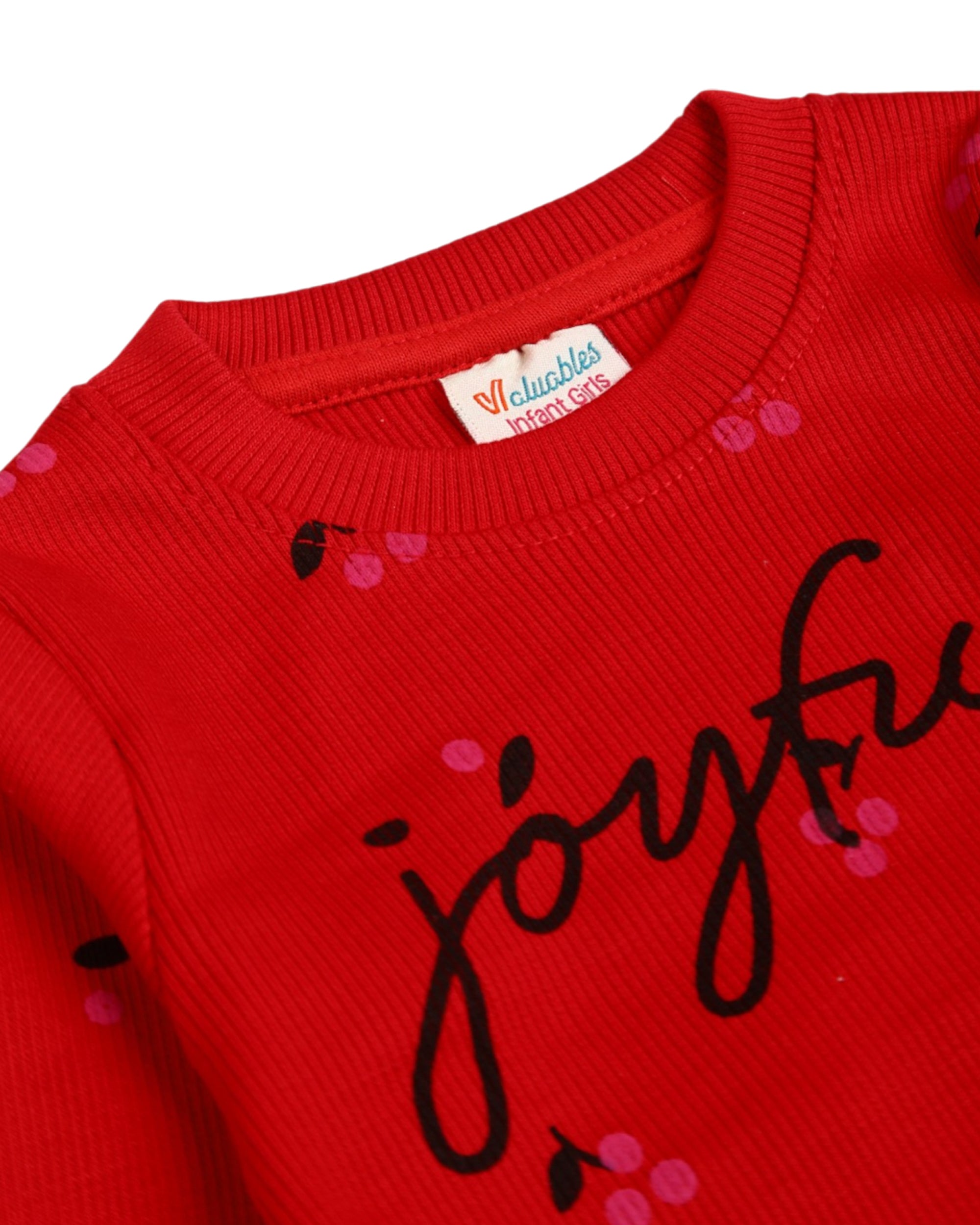Valuables Newborn Girls Full Sleeves T-Shirt