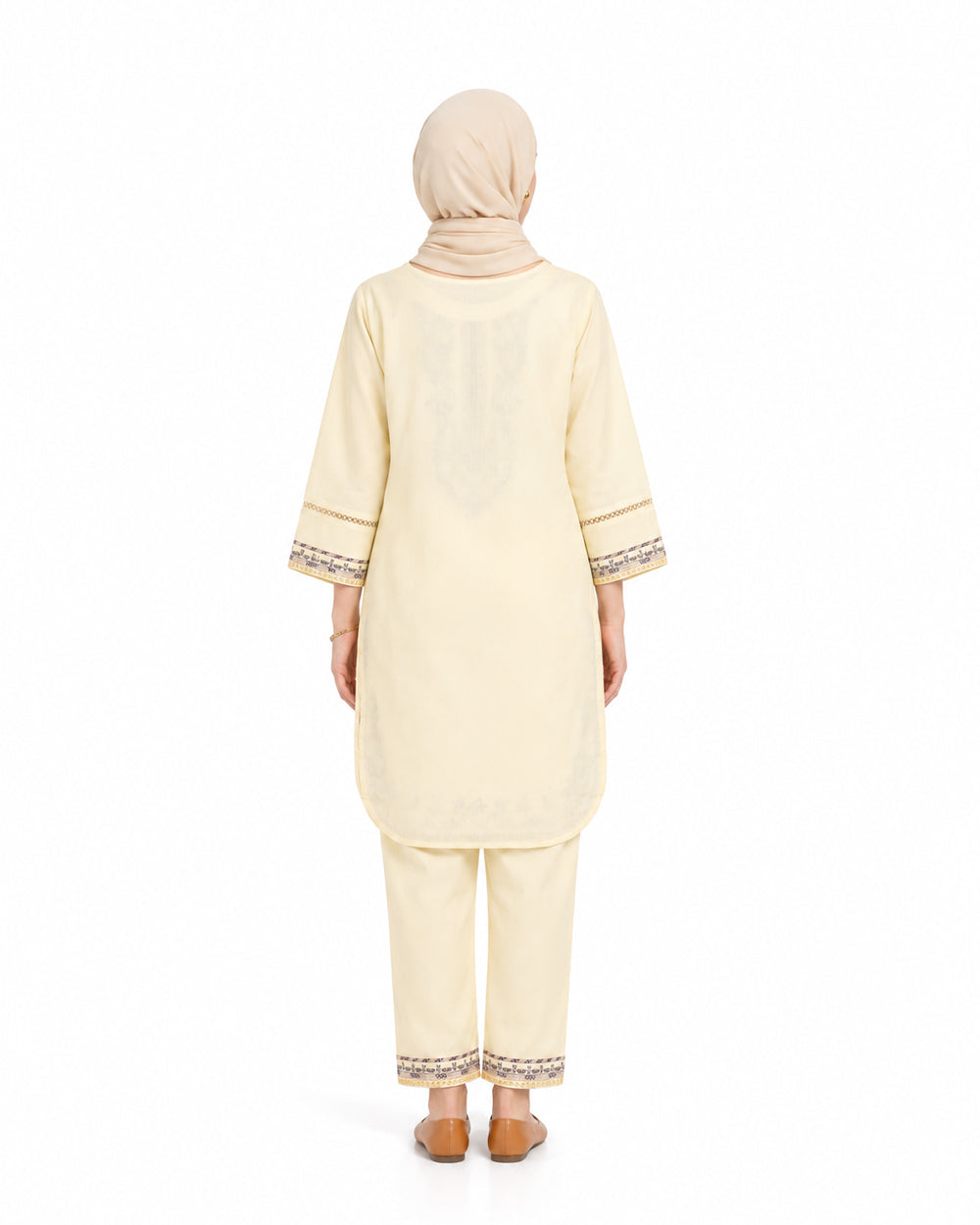 Valuables Women's Embroidered Suit - 2 Pc