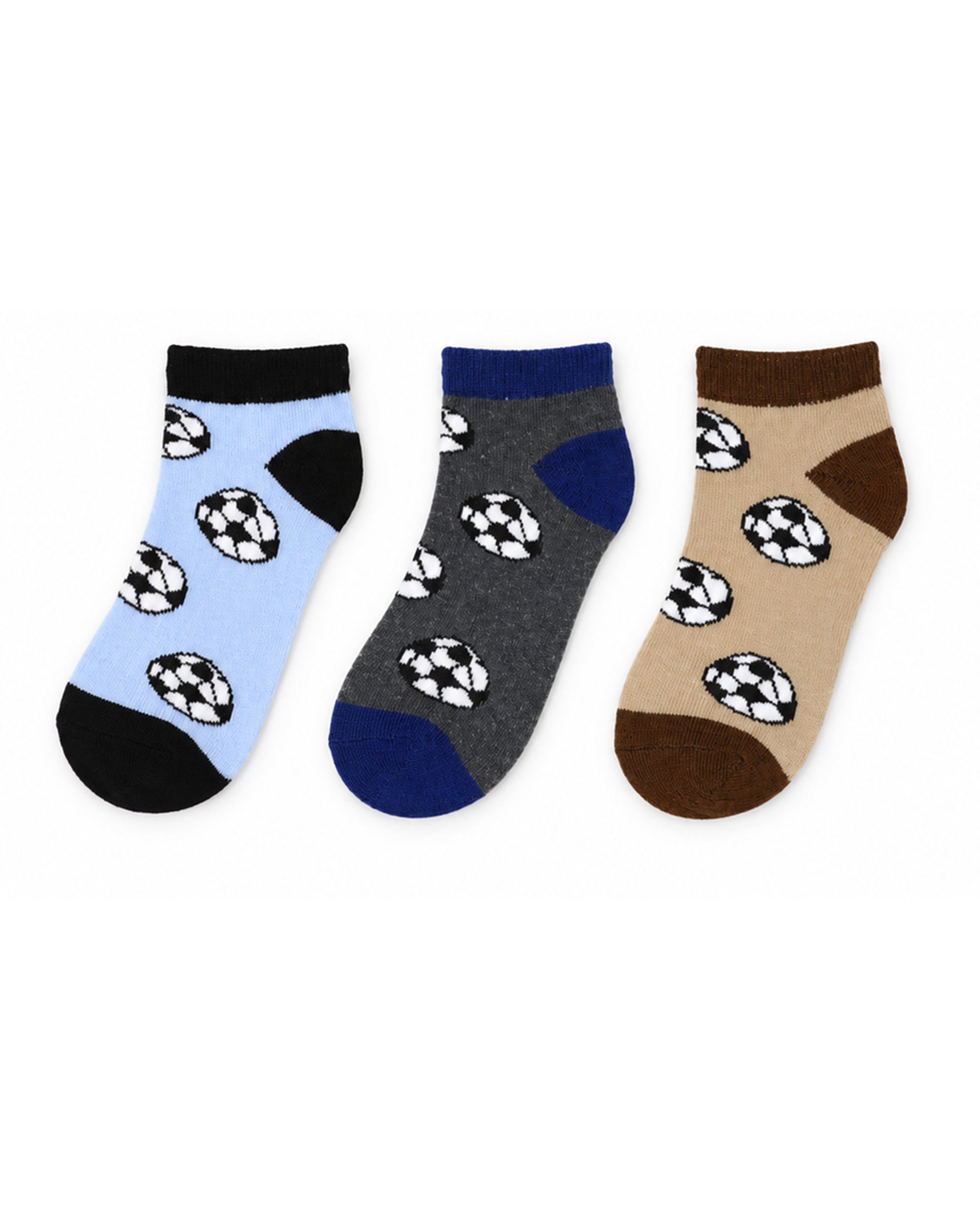 Kids Ankle Socks - 3 Pc