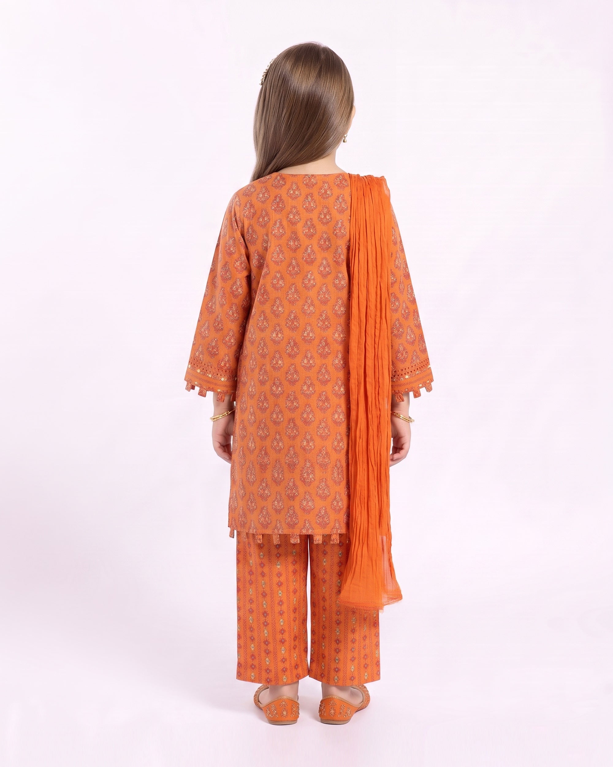 Eminent Girls' Essentials Printed 3 Pc Suit