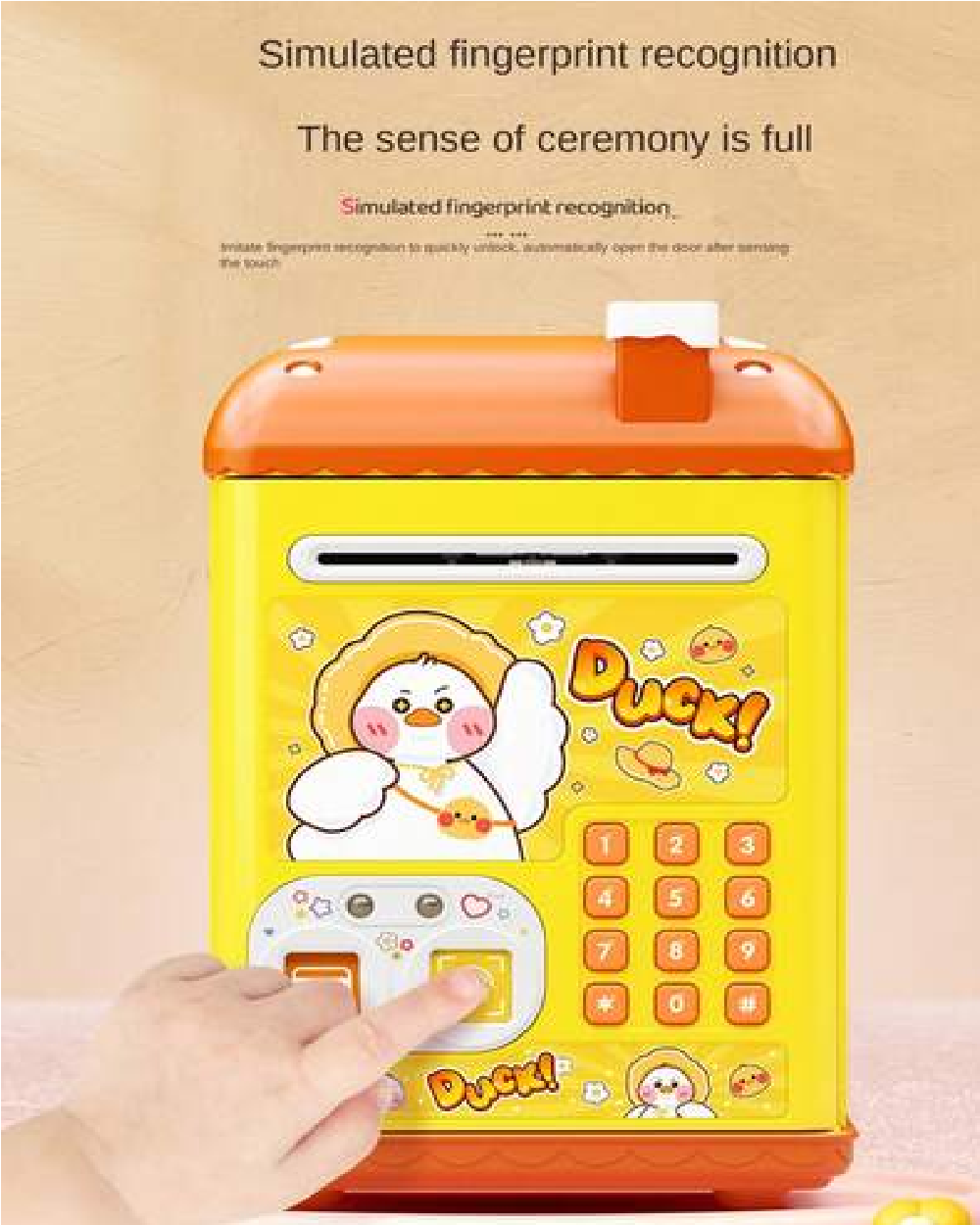 Duck Money Bank With Card Swiping